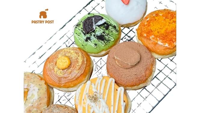 Bánh donut patsry post