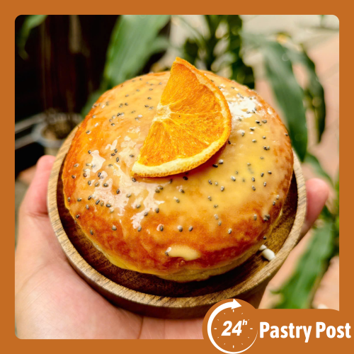 Donut passion fruit poppy