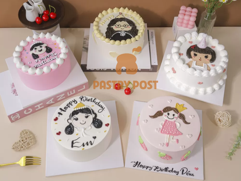 Mẫu bánh sinh nhật cho em gái
