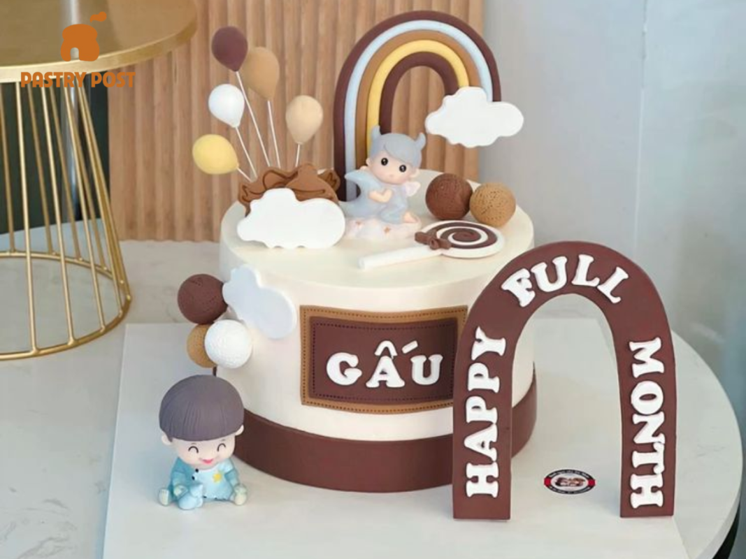 Mẫu bánh sinh nhật đầy tháng