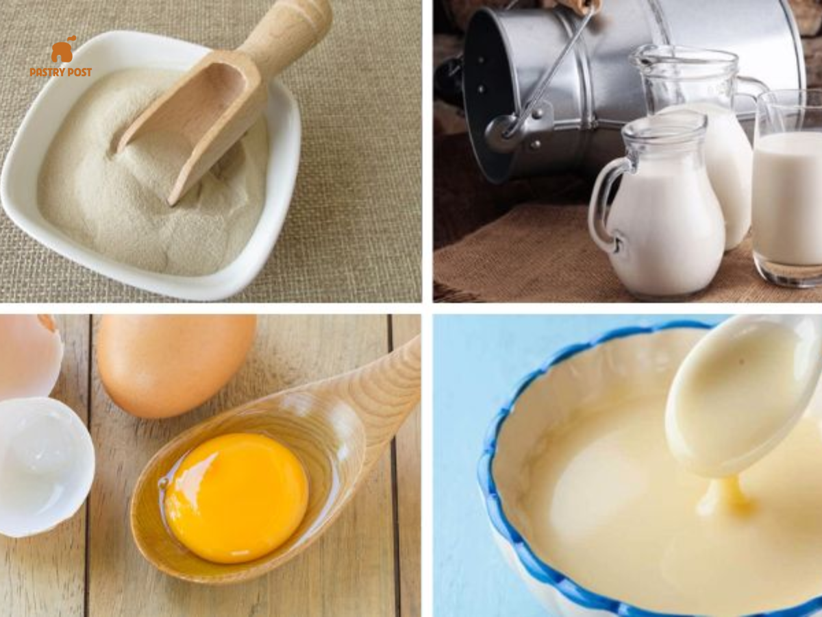 Nguyên liệu chuẩn bị cho cách làm bánh sinh nhật rau câu tại nhà
