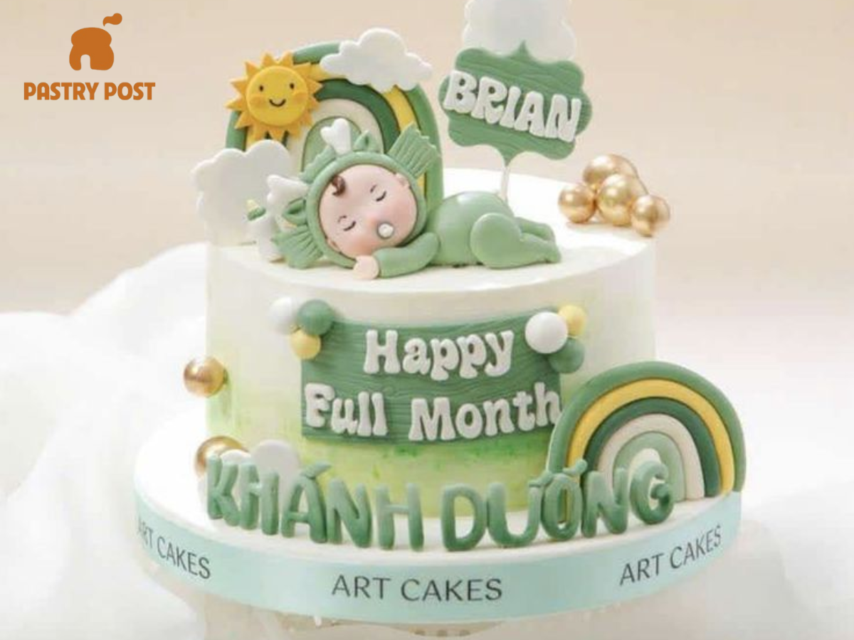 Mẫu bánh thôi nôi ngộ nghĩnh