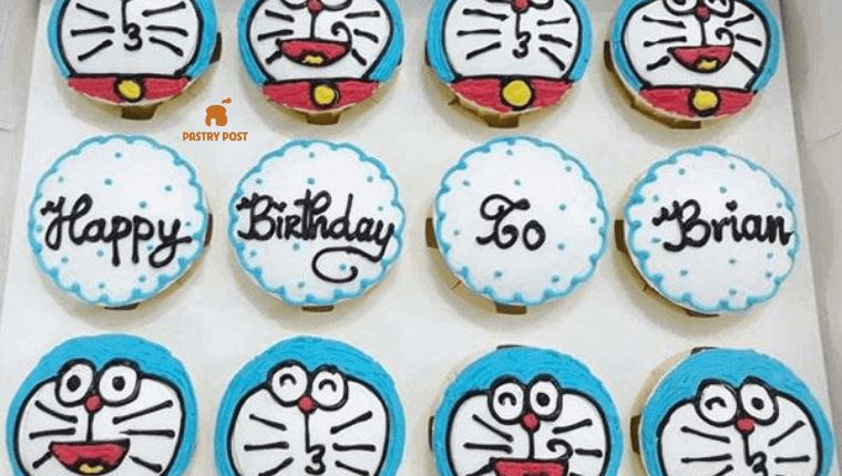 Bánh sinh nhật doremon cupcake