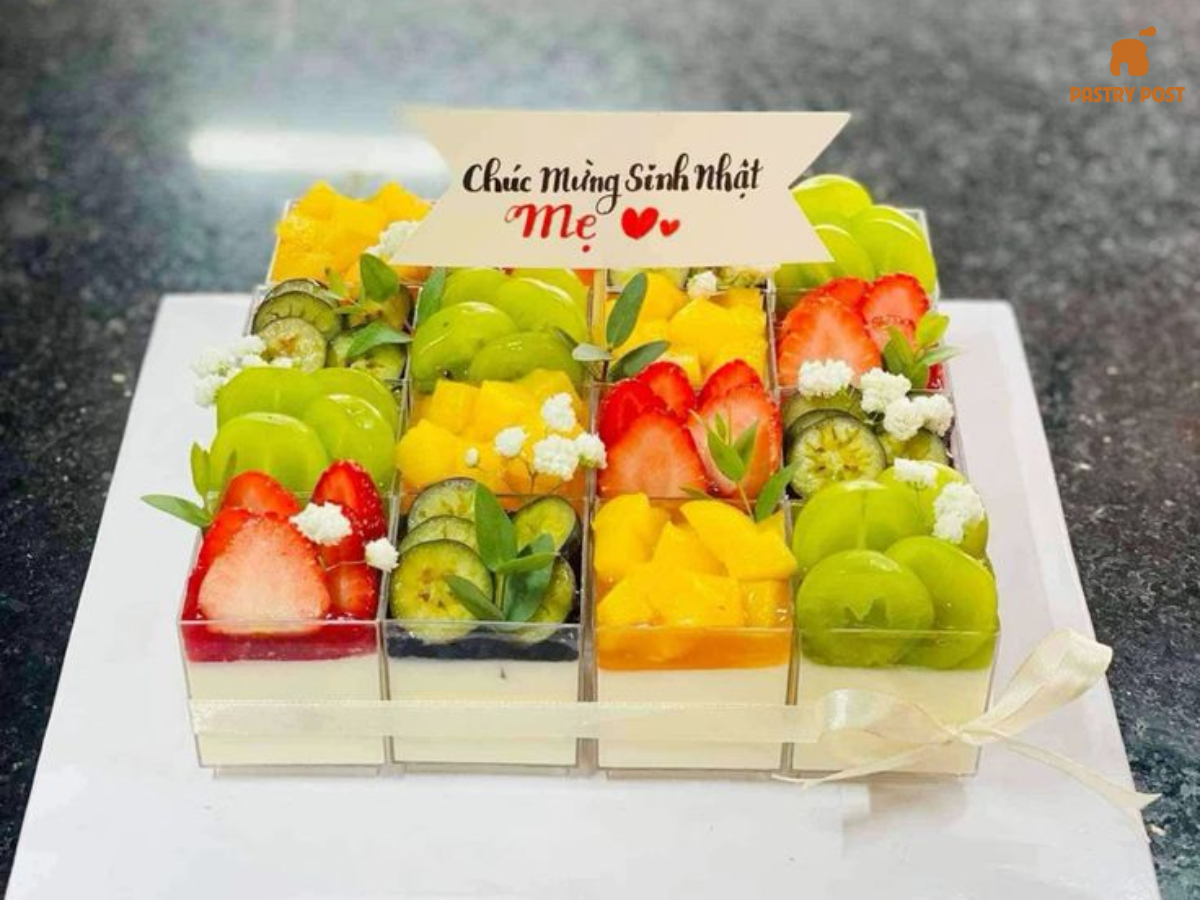 Mẫu bánh sinh nhật Mousse nhiều vị