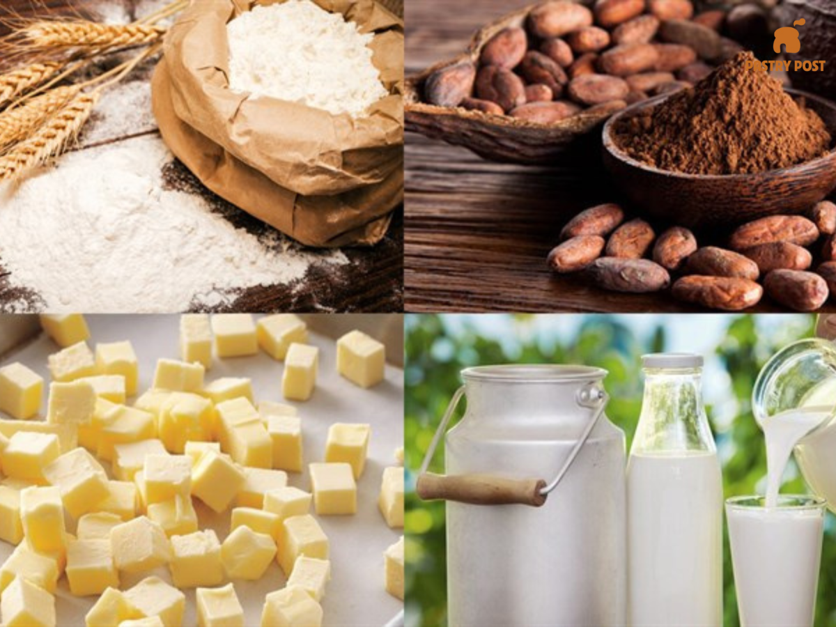 Nguyên liệu chuẩn bị cho cách làm bánh Donut nướng