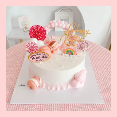 bánh sinh nhật cho bé gái 1 tuổi - 01